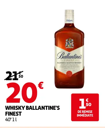 Promotie: Whisky Ballantine's finest
