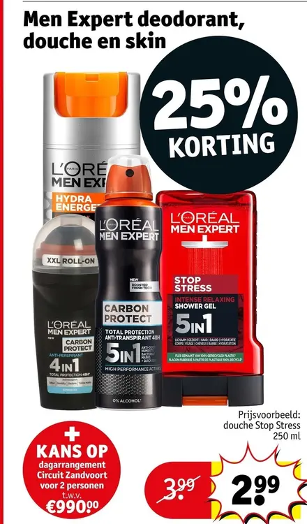 Aanbieding: Mex Expert deodorant, douche en skin