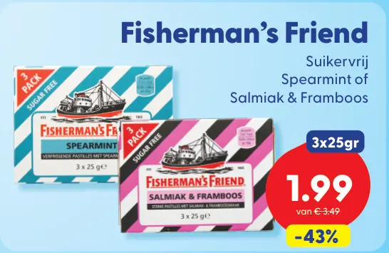 Aanbieding: Fisherman's Friend 