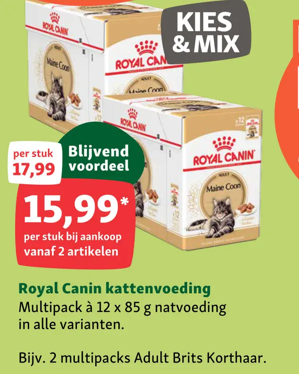 Aanbieding: kattenvoeding Multipack