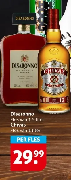Aanbieding: Disaronno, Chivas