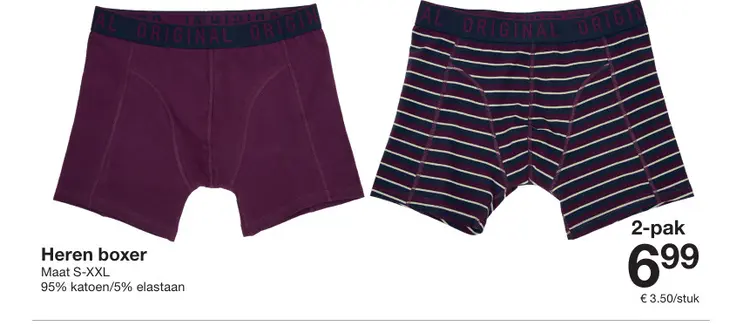 Promotie: Heren boxer
