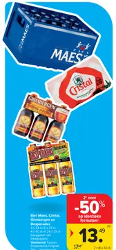 Aanbieding: Bier Maes, Cristal, Grimbergen en Desperados
