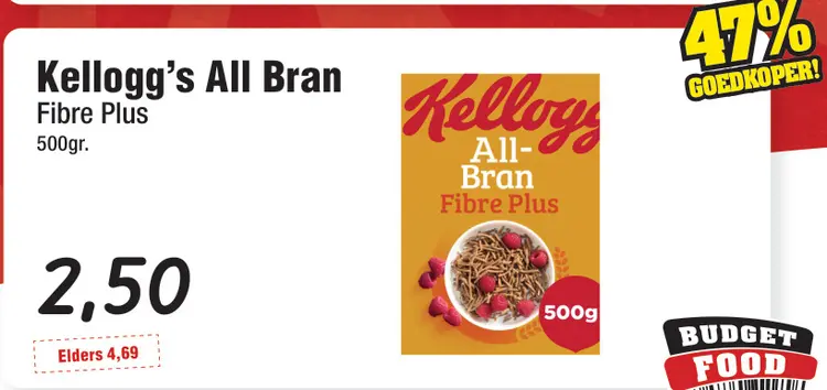 Aanbieding: All Bran Fibre Plus