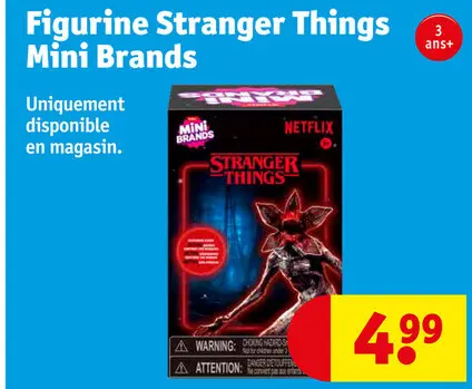 Offre: Figurine Stranger Things Mini Brands