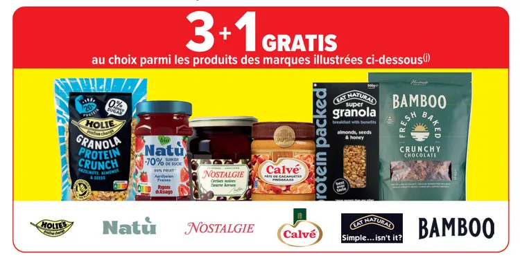 Offre: Produits pour le petit déjeuner