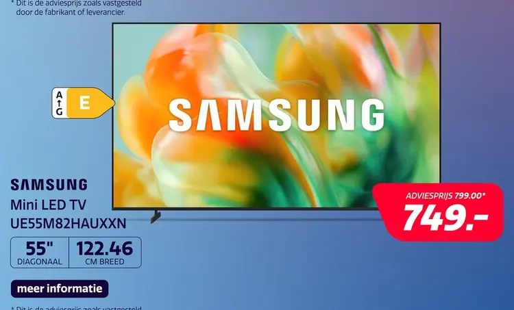 Aanbieding: Samsung 55" Mini LED 4K M82H (2026)