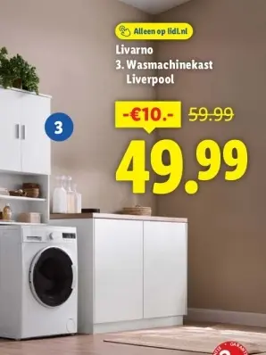 Aanbieding: Wasmachinekast