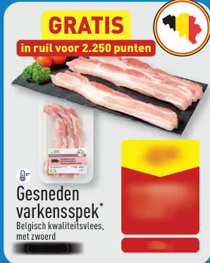 Promotie: Gesneden varkensspek