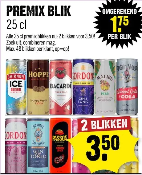 Aanbieding: Premix blik