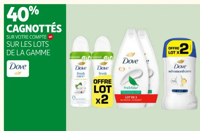 Offre: Dove Fresh Care Deodorant, Dove Fresh Deodora