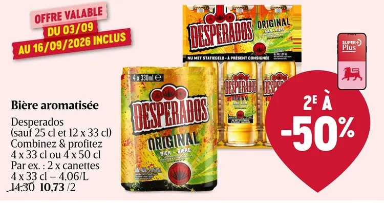 Offre: Bière aromatisée
