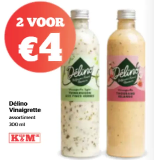 Promotie: Délino Vinaigrette