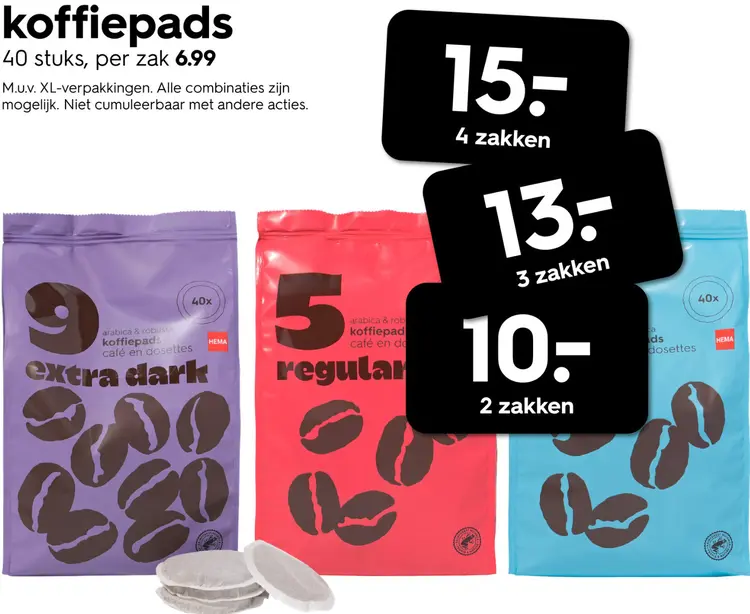 Promotie: HEMA Koffiepads