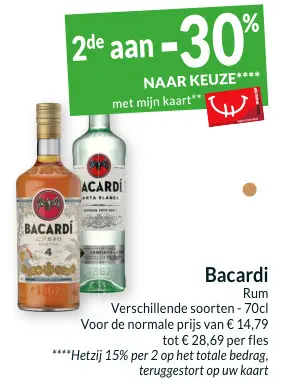Promotie: Bacardi Rum