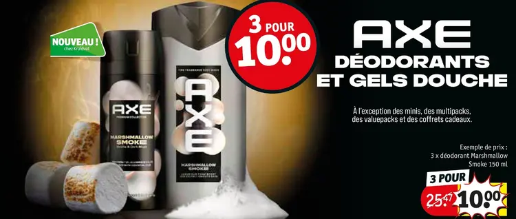 Offre: Déodorants et gels douche