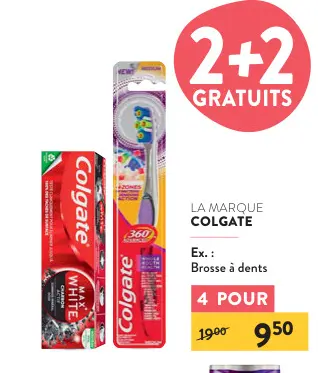 Offre: La marque Colgate