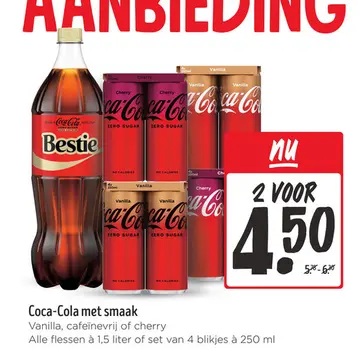 Aanbieding: Coca-Cola met smaak