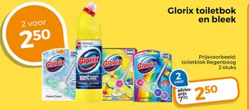 Aanbieding: Glorix toiletbok en bleek