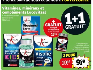 Offre: Vitamines, minéraux et compléments Lucovitaal
