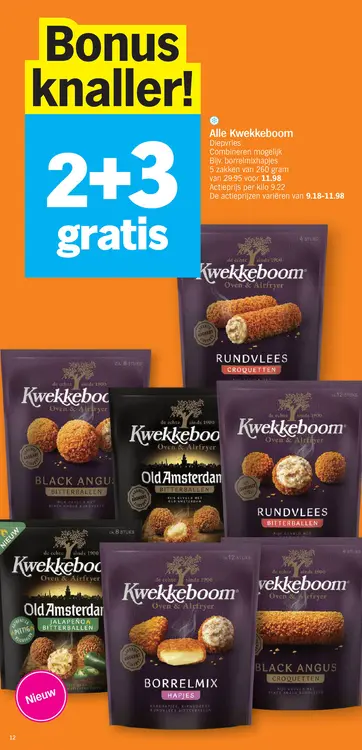 Promotie: Alle Kwekkeboom Diepvries
