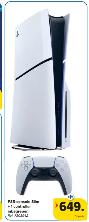 Promotie: PS5-console Slim + 1 controller inbegrepen