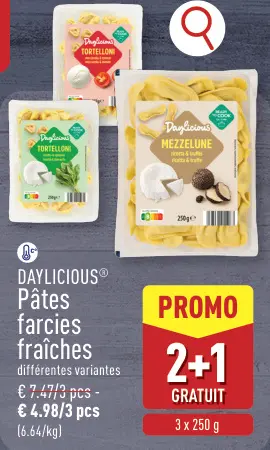Offre: Pâtes farcies fraîches