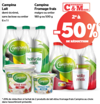 Offre: Campina Lait / Fromage frais