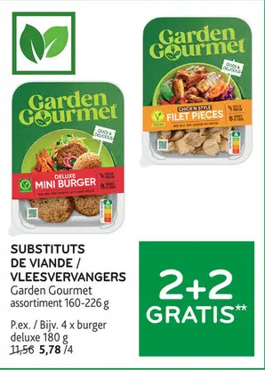 Offre: Substituts de viande / Vleesvervangers