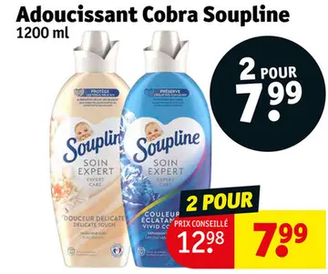 Offre: Adoucissant Cobra Soupline