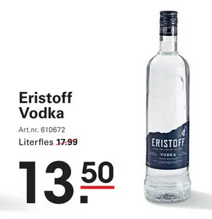 Aanbieding: Eristoff Vodka