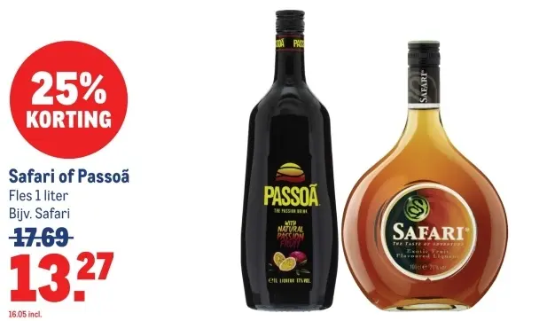 Aanbieding: Safari of Passoã