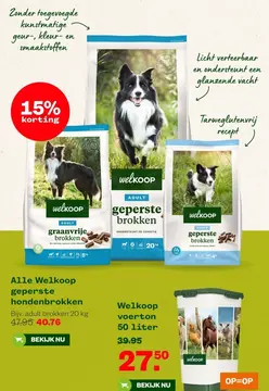 Aanbieding: Alle Welkoop geperste hondenbrokken