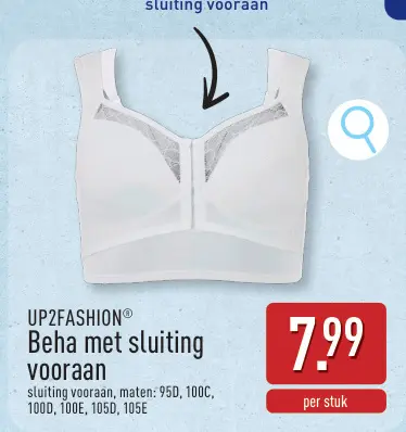 Promotie: Beha met sluiting vooraan