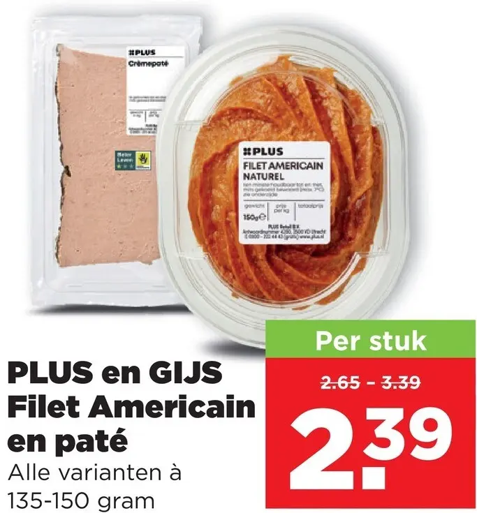 Aanbieding: Filet Americain en paté
