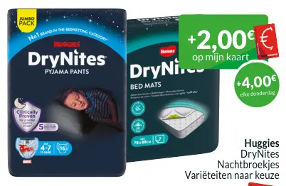 Aanbieding: DryNites Nachtbroekjes