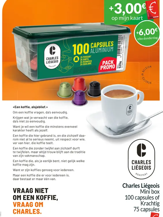 Promotie: Mini box Charles Liégeois