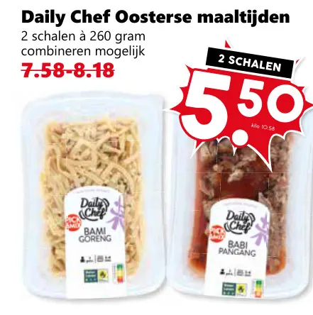 Aanbieding: Oosterse maaltijden