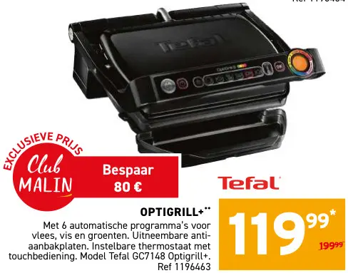 Promotie: Optigrill+