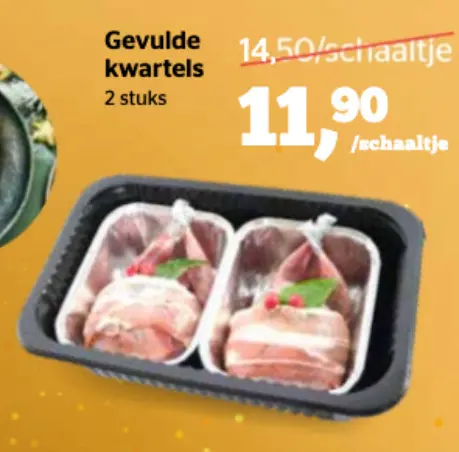Promotie: Gevulde kwartels
