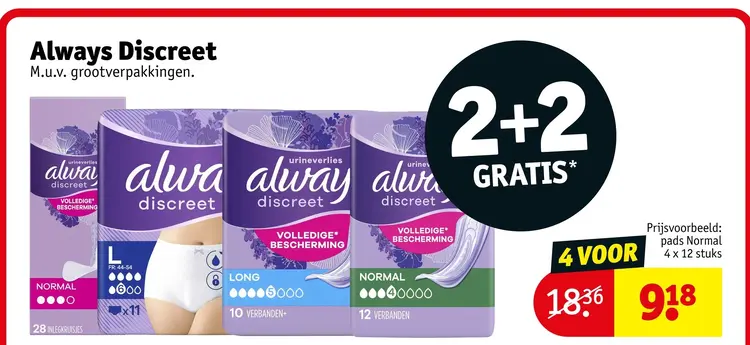 Aanbieding: Always Discreet