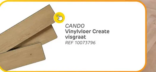 Aanbieding: Cando vinylvloer create visgraat klassiek eiken 5mm 1,875m²
