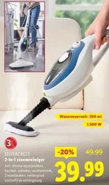 Aanbieding: 2-in-1 stoomreiniger