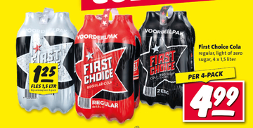 Aanbieding: First Choice Cola