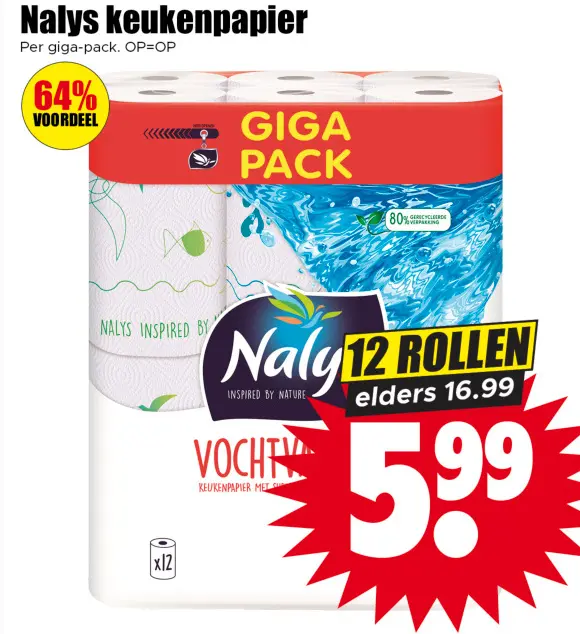 Aanbieding: keukenpapier
