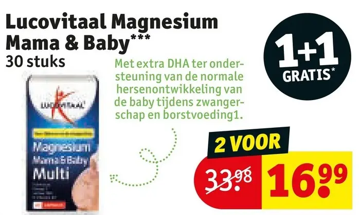 Aanbieding: Magnesium Mama & Baby Multi
