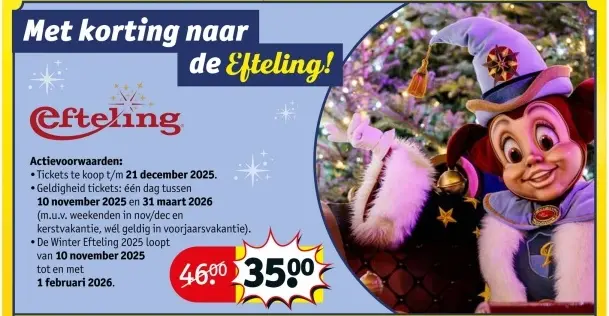 Aanbieding: Tickets Efteling