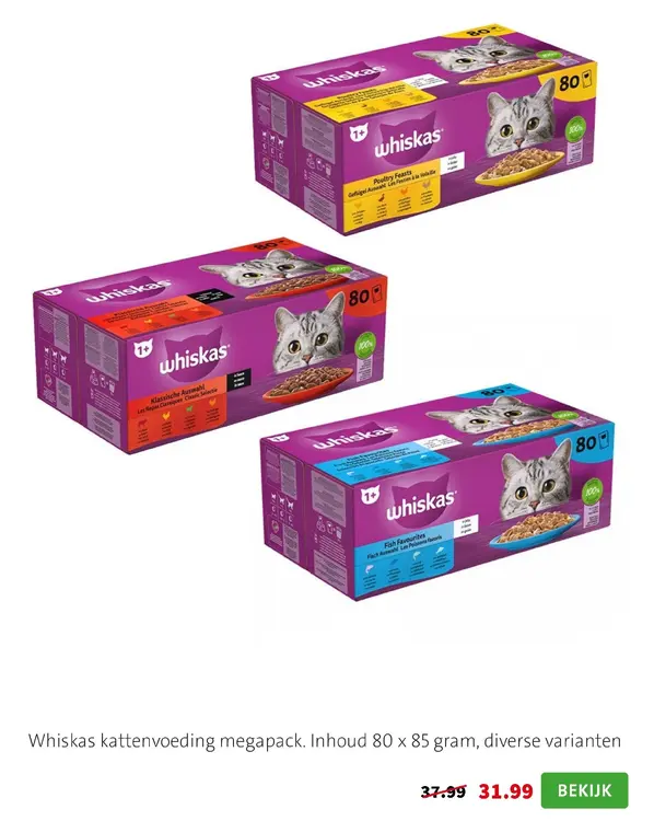 Aanbieding: Kattenvoeding megapack