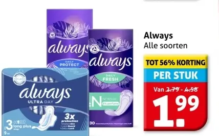 Aanbieding: Always