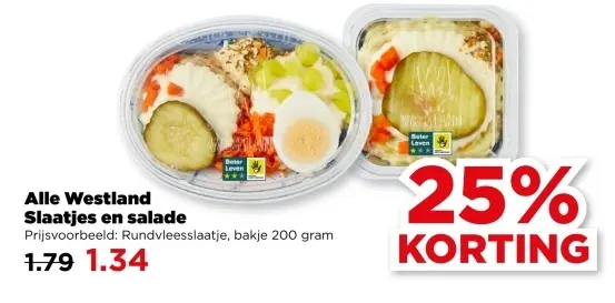 Westland Slaatjes en salade